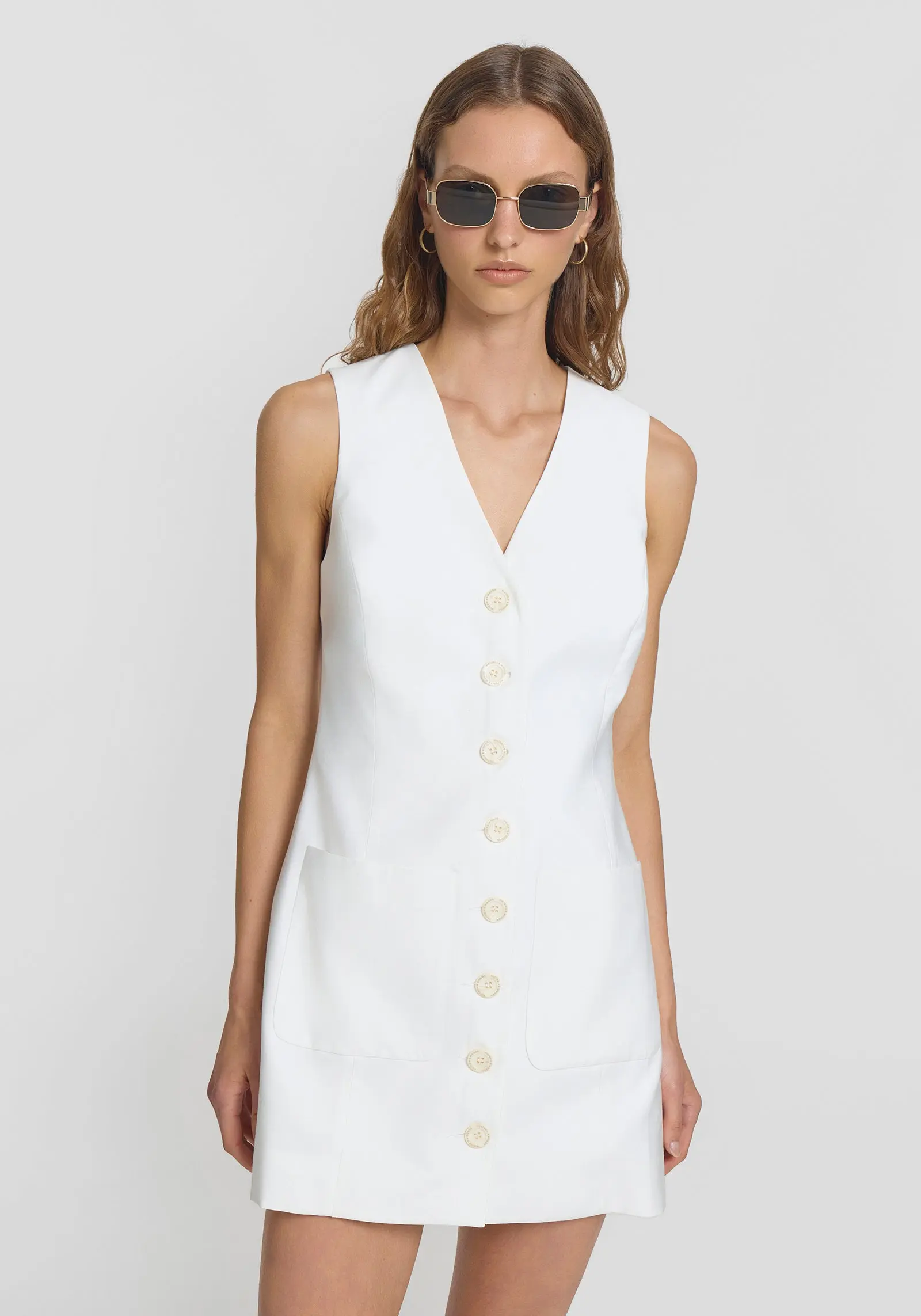 Cascade Dress in Ivory - Image 3