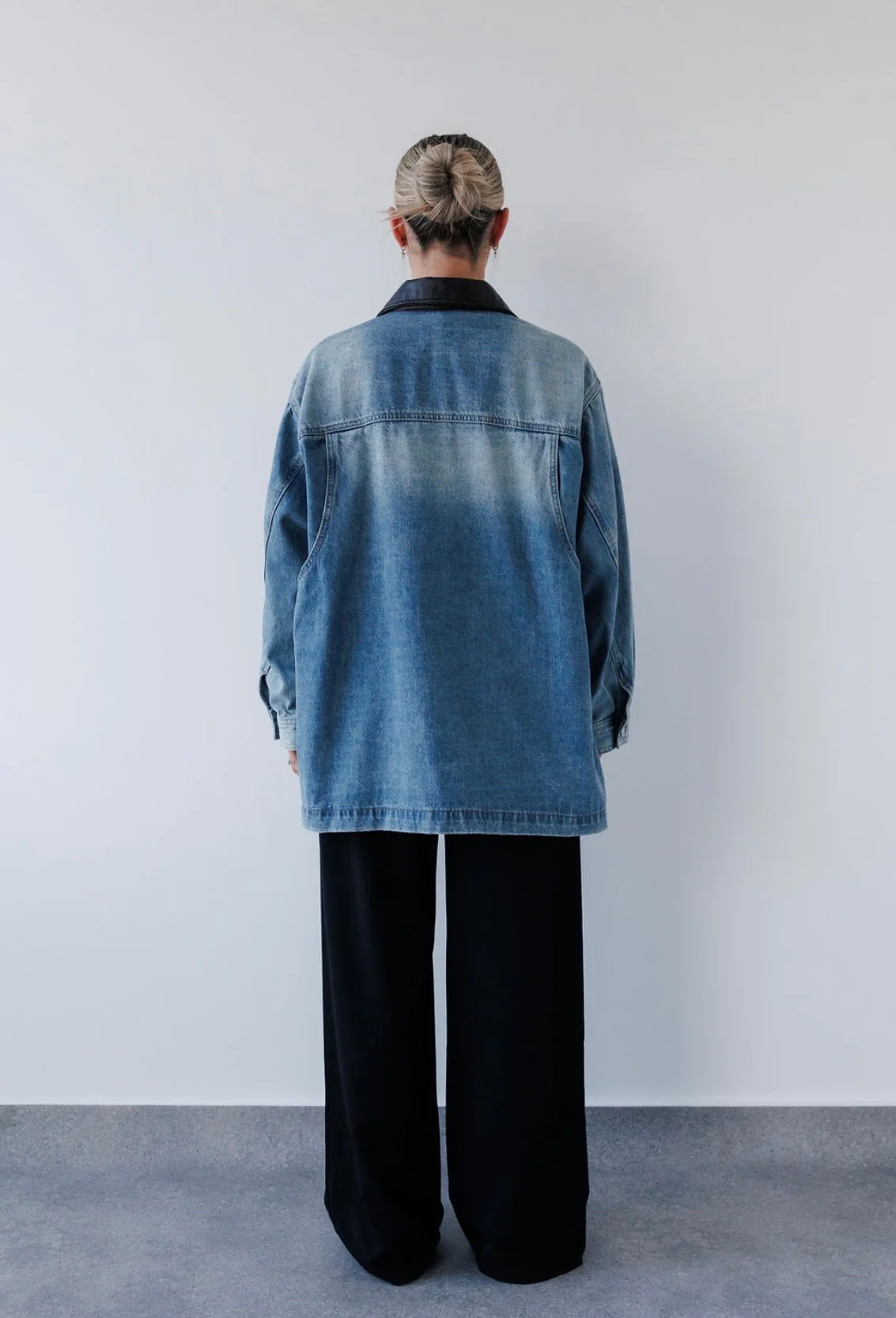 Charlie Jacket in Blue Denim - Image 3