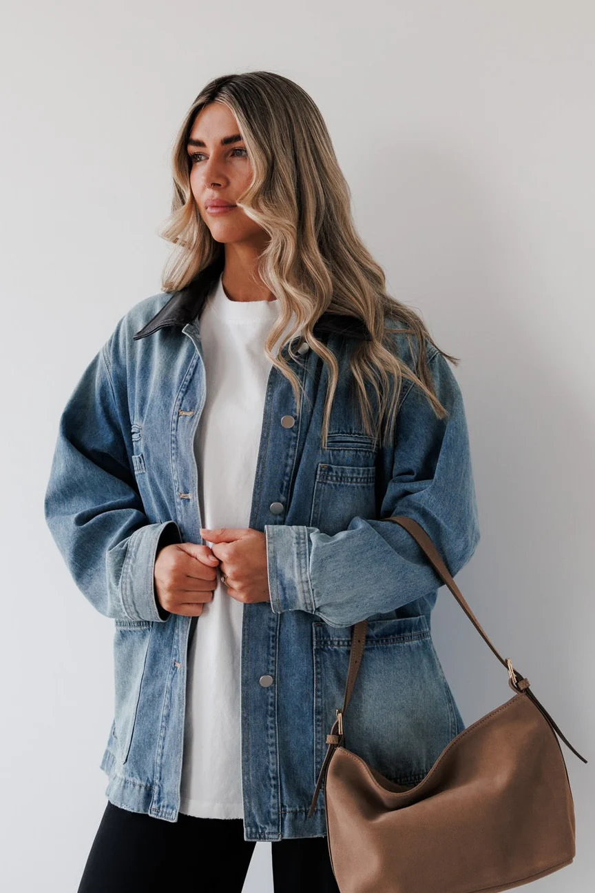 Charlie Jacket in Blue Denim - Image 5