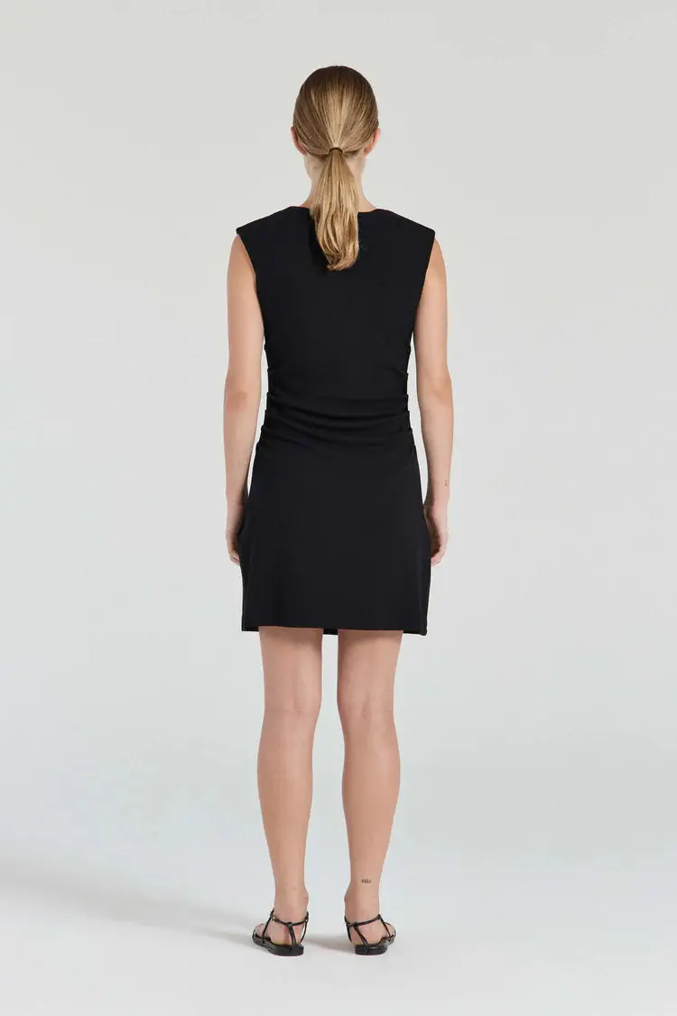 Harlow Mini Dress in Black - Image 4