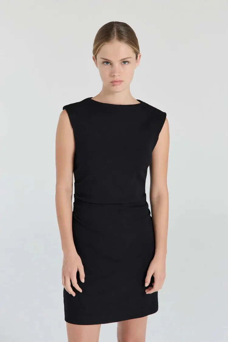 Harlow Mini Dress in Black - Image 5
