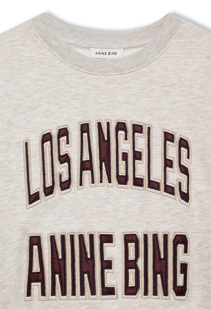 Harry Shrunken Sweatshirt in Oatmeal - Image 5