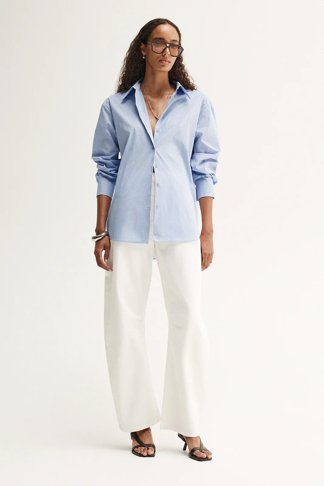 Holland Stripe Shirt in Blue - Image 5