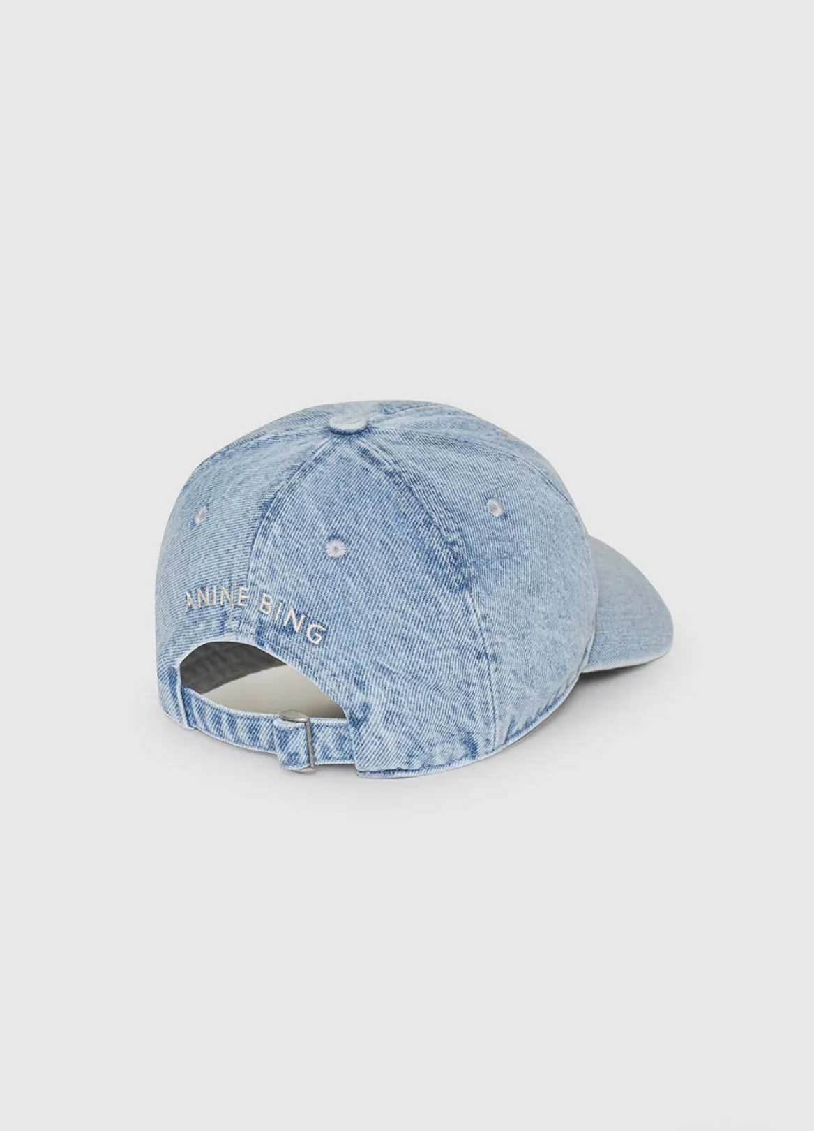 Jeremy Cap in Bleached Blue Denim - Image 4