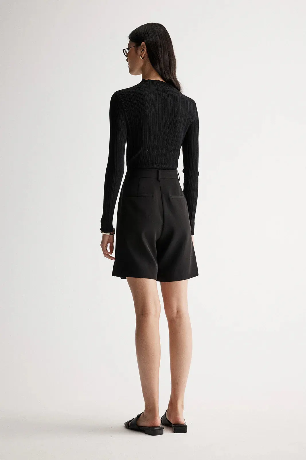 Luella Knit Top in Black - Image 5