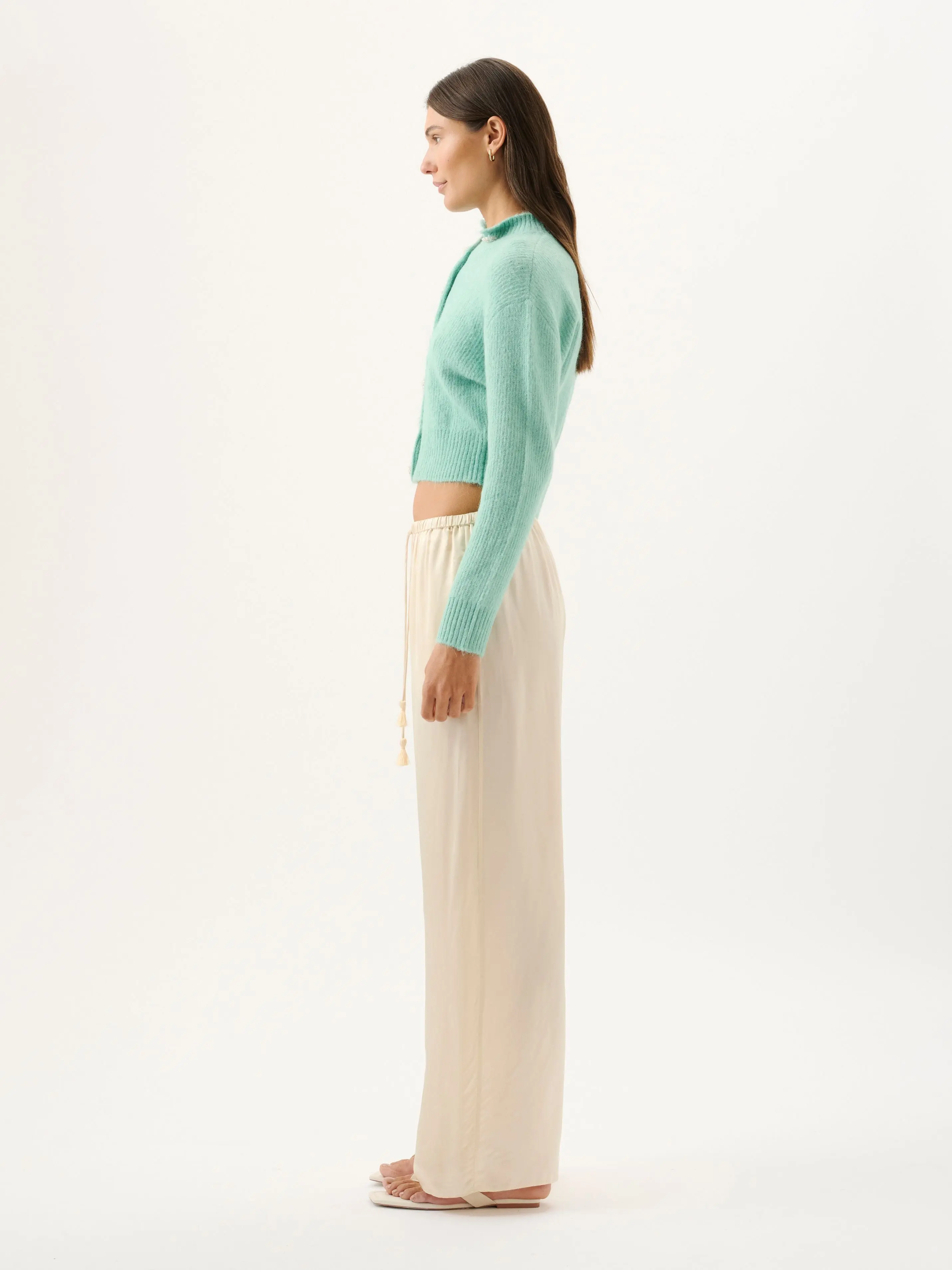 Miles Pant in Ivory - Image 3