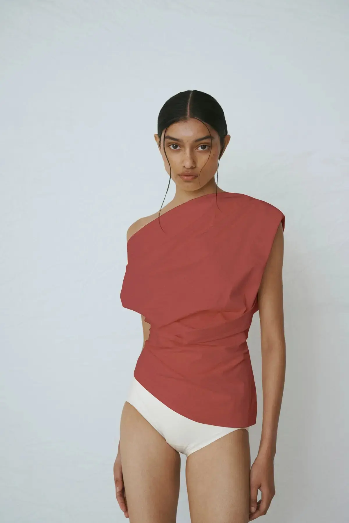 Pallas Top in Washed Red - Image 7